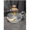 Image 3 : #2 Colonial Glass Coal Oil Lamp, Complete w/ Chimney