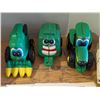 Image 2 : (3) John deer Tractor Toy/Book w/ Embroidery Books w/ Scissors and patterns