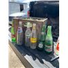 Image 1 : Rose beverage Crate + Antique Bottles