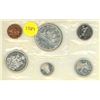 Image 1 : lot of coins1/5/25/50 cent coins, and silver dollar (1965)
