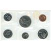 Image 2 : lot of coins1/5/25/50 cent coins, and silver dollar (1969)