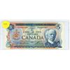 Image 1 : 1972 Canadian 5 Dollar bill Featuring Sir Wilfred Laurier