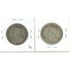 Image 2 : (2) Canadian 50 cent Silver coin (1918-G) (1929 VG-8)