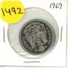 Image 1 : 1969 Canadian 50 Cents Coin.