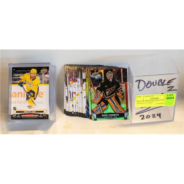 BOX OF TIM HORTONS 23-24 HOCKEY CARDS