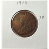Image 2 : 25) CANADIAN 1913 LARGE PENNY.