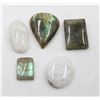 Image 1 : #110-NATURAL MOONSTONES & LABRADORITE 115.15CT