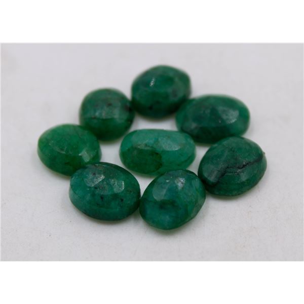 #213-NATURAL GREEN EMERLAD GEMSTONES  47.00CT