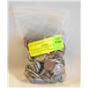 Image 1 : 1.7LBS WEIGHT VARIOUS OLD WORLD COINS IN BAG