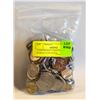 Image 1 : 1.7LBS WEIGHT VARIOUS OLD WORLD COINS IN BAG