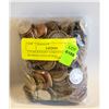 Image 1 : 2.5LBS WEIGHT VARIOUS OLD WORLD COINS IN BAG