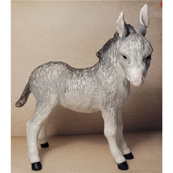 4) CYBIS FITZGERALD DONKEY FIGURINE, STANDS 7"
