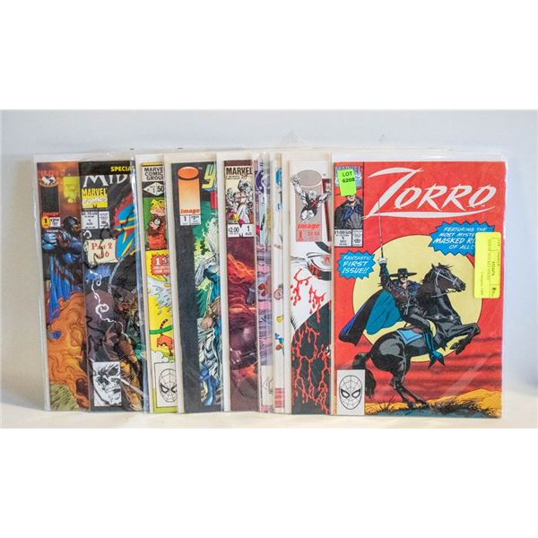 LOT OF 10 #1 KEY ISSUES