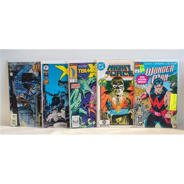 LOT OF 5 #1 KEY ISSUES