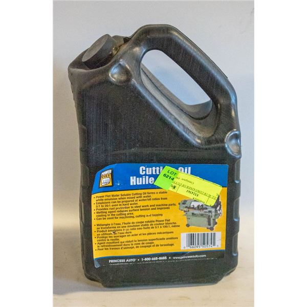 FULL 4LTR CONTAINER OF CUTTING OIL