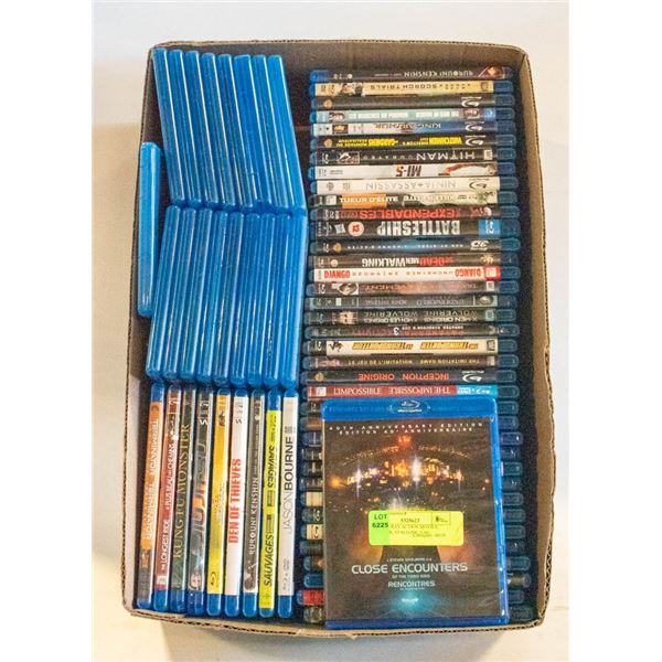 (65) BLU-RAY ACTION MOVIES, COSTNER, STALLONE, CAG