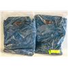 Image 1 : PAIR OF MENS SIZE 2XL BUTTON UP DENIM SHIRTS