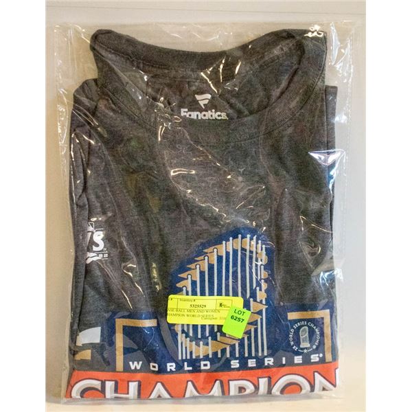 BASE BALL MEN AND WOMEN CHAMPION WORLD SERIES