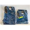 Image 1 : 2 PCS YOUTH HIGH RISE JOHNNIES JEANS AUTHENTIC DEN