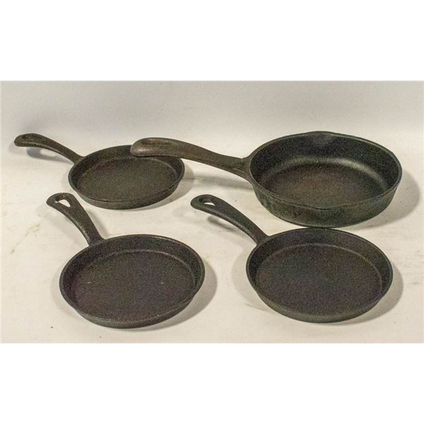 CAST IRON PANS 5-7"