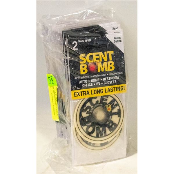 24 NEW AIR FRESHENERS - CLEAN COTTON