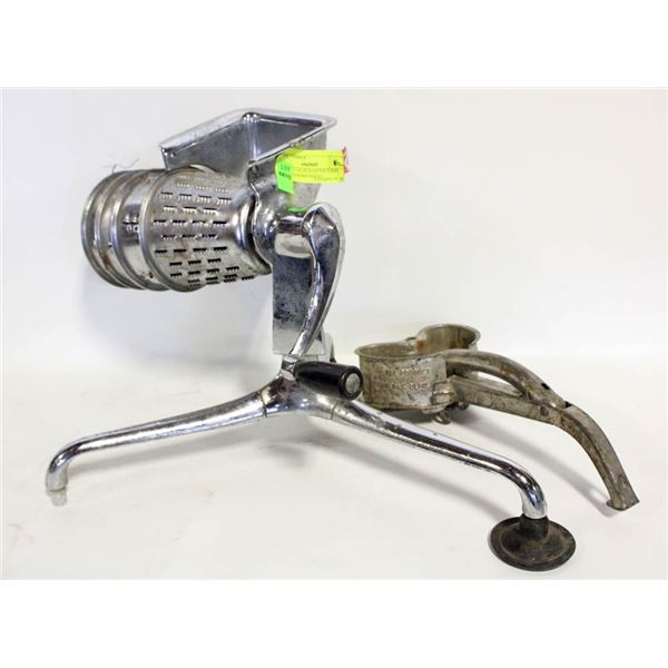 VINTAGE SALAD MASTER FOOD PROCESSOR AND MOULI