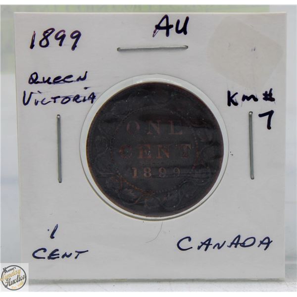 CDN CENT COIN COLLECTION 1899