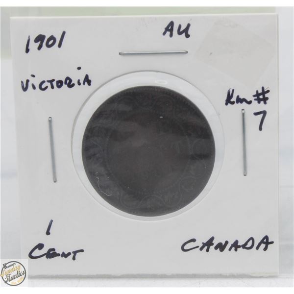 CDN CENT COIN COLLECTION DESIRABLE 1901