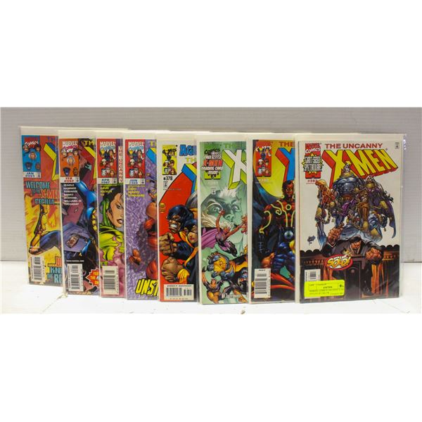 MARVEL COMICS UNCANNY X-MEN #351,352,367,369,378