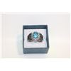 Image 1 : LONDON BLUE ART DECO RING SIZE 9