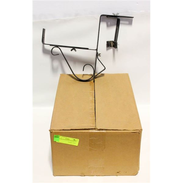 6 METAL FLOWER BOX BRACKETS