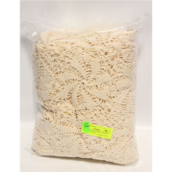 LARGE CROCHET TABLE CLOTH & RUNNERS & MORE