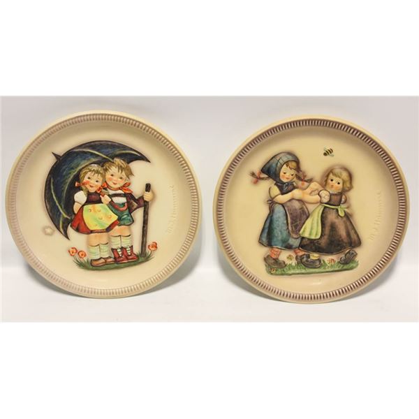 2 ANNIVERSARY HUMMEL PLATES 1875&1980