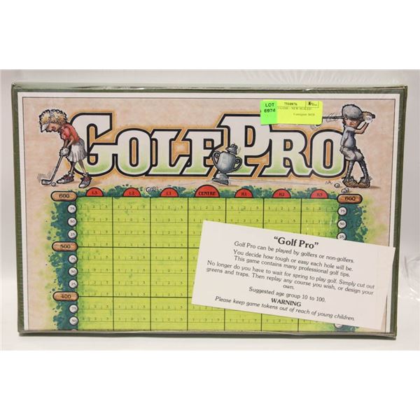 GOLF PRO GAME - NEW SEALED