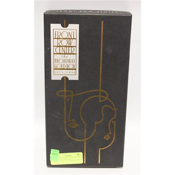 4 X CD BROADWAY GOLD BOX WITH MEMORABILIA BOOK