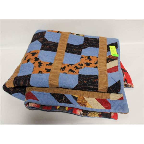 VINTAGE PATCHWORK QUILT-ESTATE