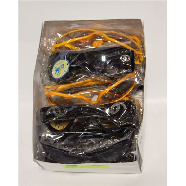 10 PAIRS OF SUNGLASSES-NEW IN PKG WITH TAGS