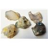 Image 1 : 15)  LOT OF 5 ETHIOPEAN ROUGH FURE OPALS, TOTAL