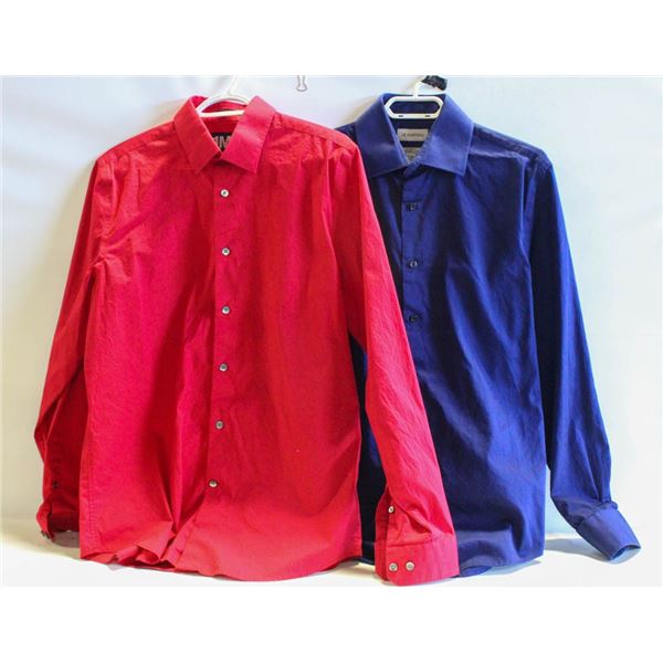 2 MENS MED DRESS SHIRTS INC LE CHATEAU/SIMONS