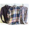 Image 1 : 3 MENS L/XL DRESS SHIRTS INC ABERCROMBIE & FITCH/