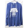 Image 1 : BUD LIGHT BLUE HOODIE LARGE