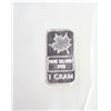 Image 1 : 1 GRAM SILVER MAPLE BAR
