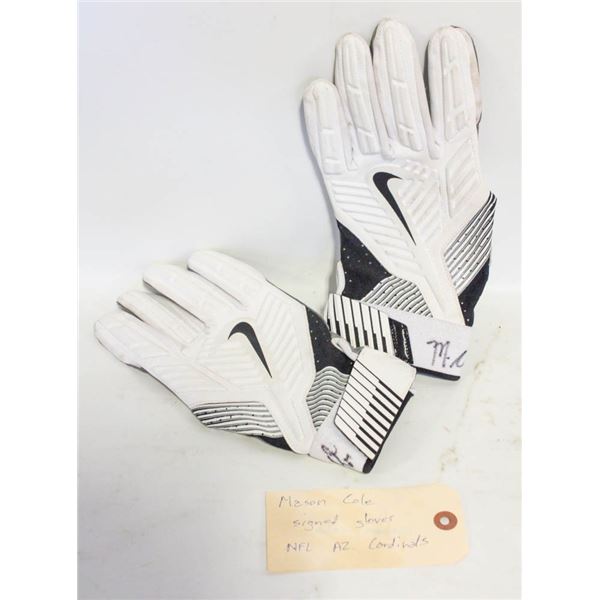 NFL SIGNED MASON COLE GLOVES