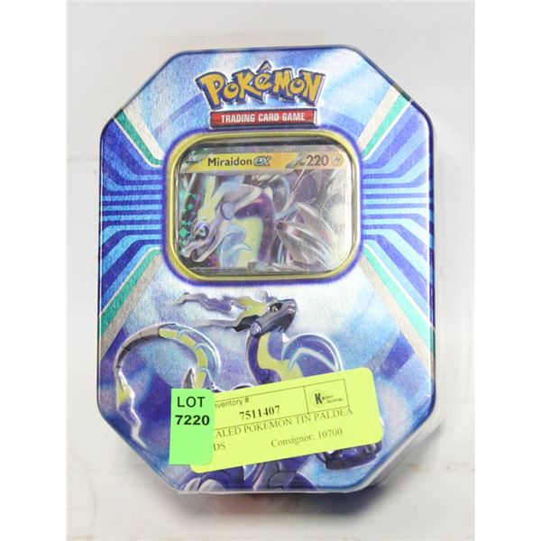 NEW SEALED POKEMON TIN PALDEA LEGENDS
