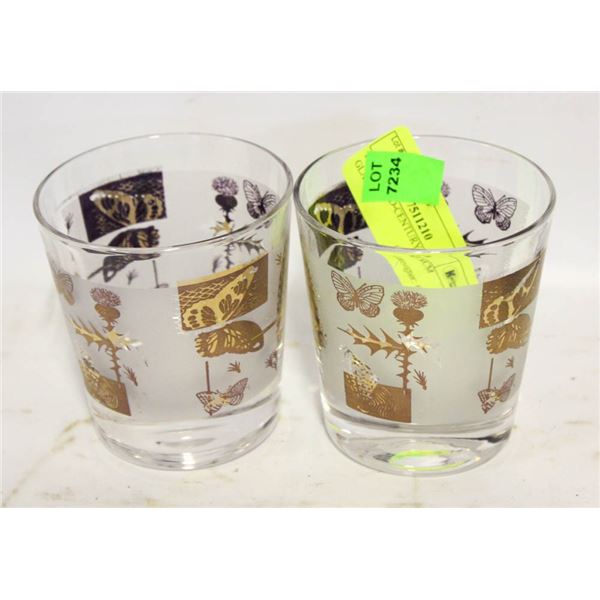 PAIR OF MID-CENTURY MCM GLASSES