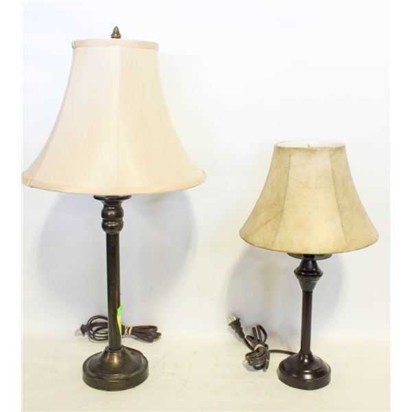 2 LAMPS 18" & 25"
