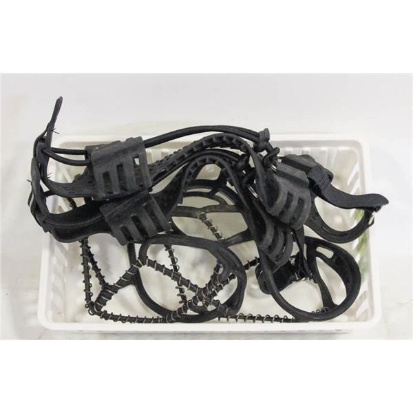 YAK TRAX BOOT GRIPS- LOT OF 2 ASST. SIZES