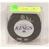 Image 1 : SIGNED GRANT FUHR LA KINGS PUCK WITH COA