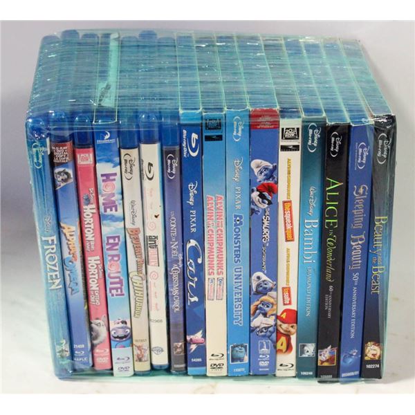 16 KIDS BLU RAY MOVIES (ONLY BLU RAY)