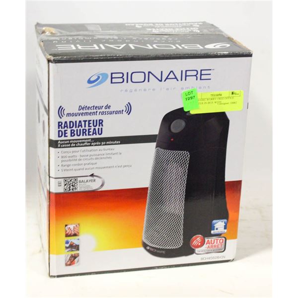 BIONAIRE WORRY FREE OFFICE HEATER IN BOX WITH